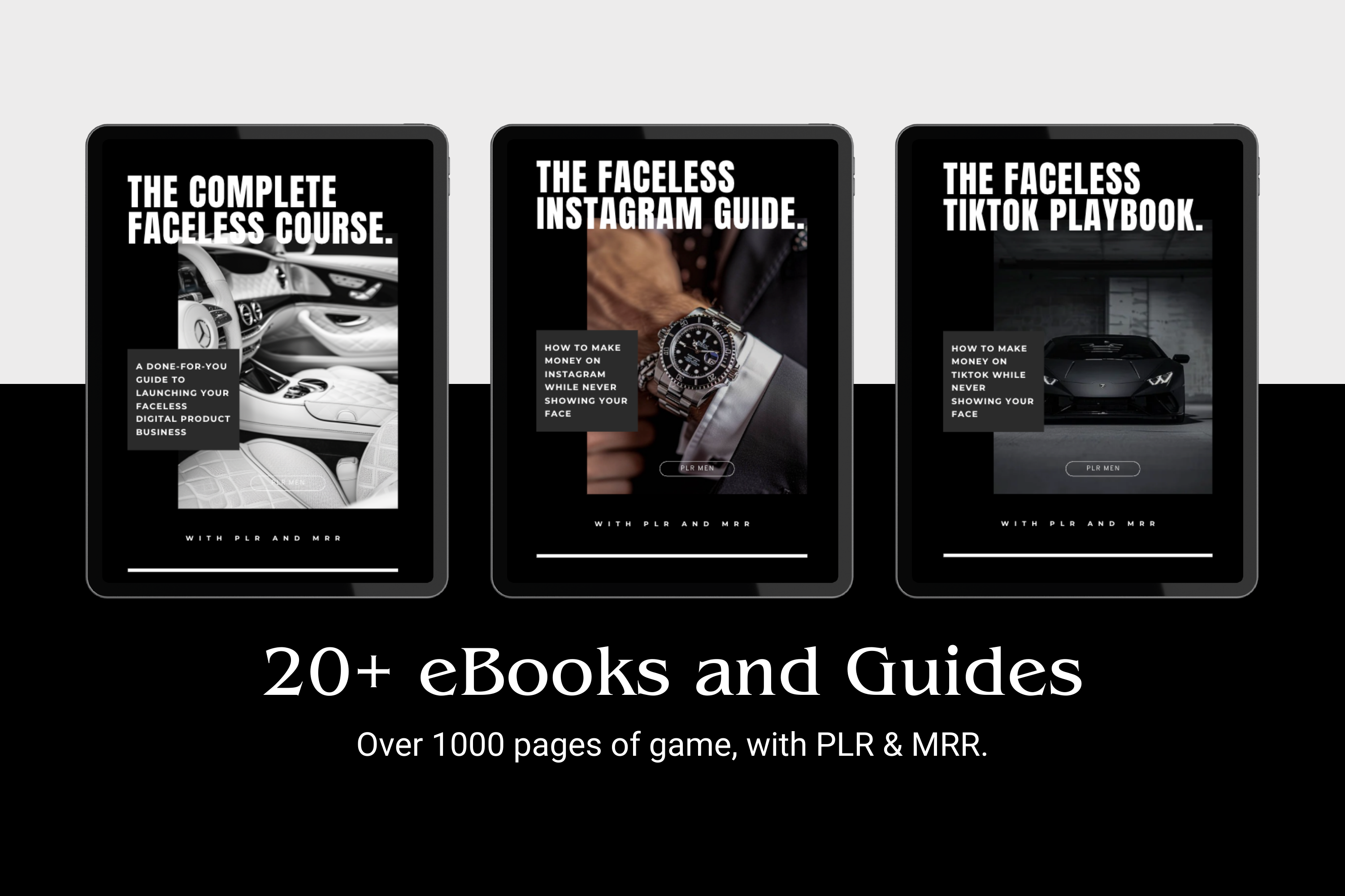 The Vault for Men - Ultimate Faceless Digital Marketing Bundle