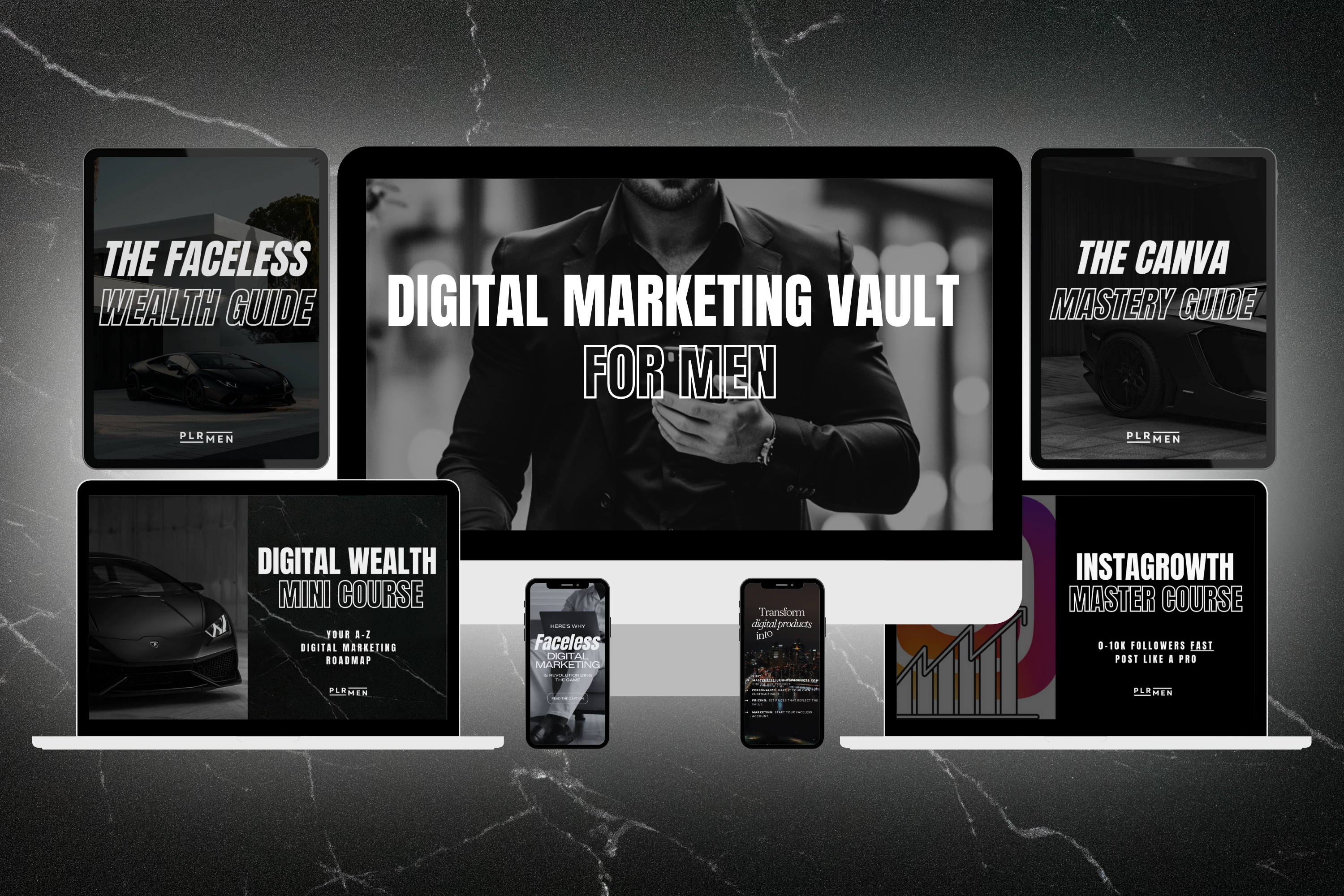 The Vault for Men - Ultimate Faceless Digital Marketing Bundle